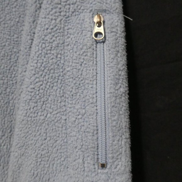 ROOTS | medium | Vintage Light Blue Fleece | 1/4 Zip-Up | Sleeve Pocket | EUC - Picture 6 of 16